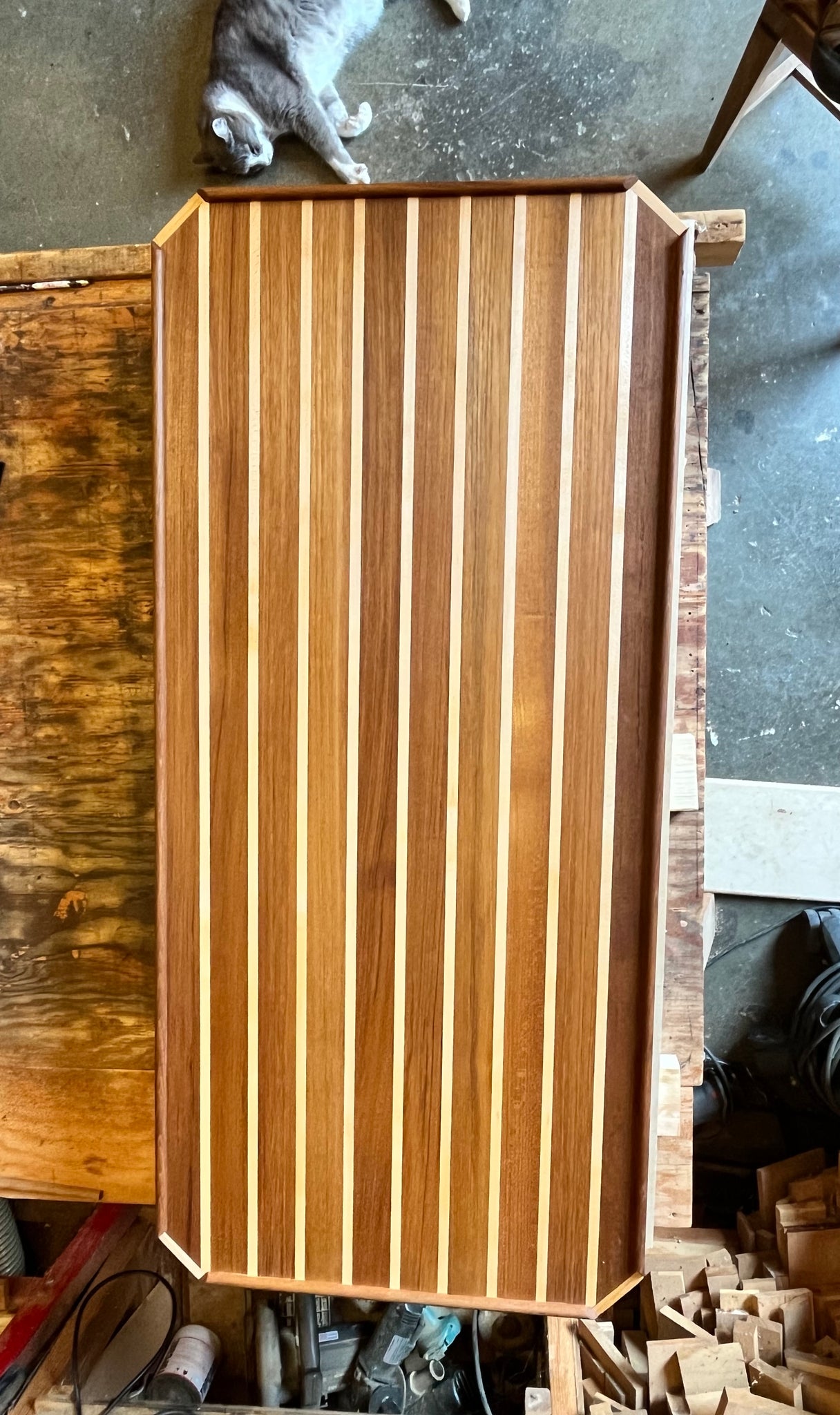 Teak & Maple Galley Table