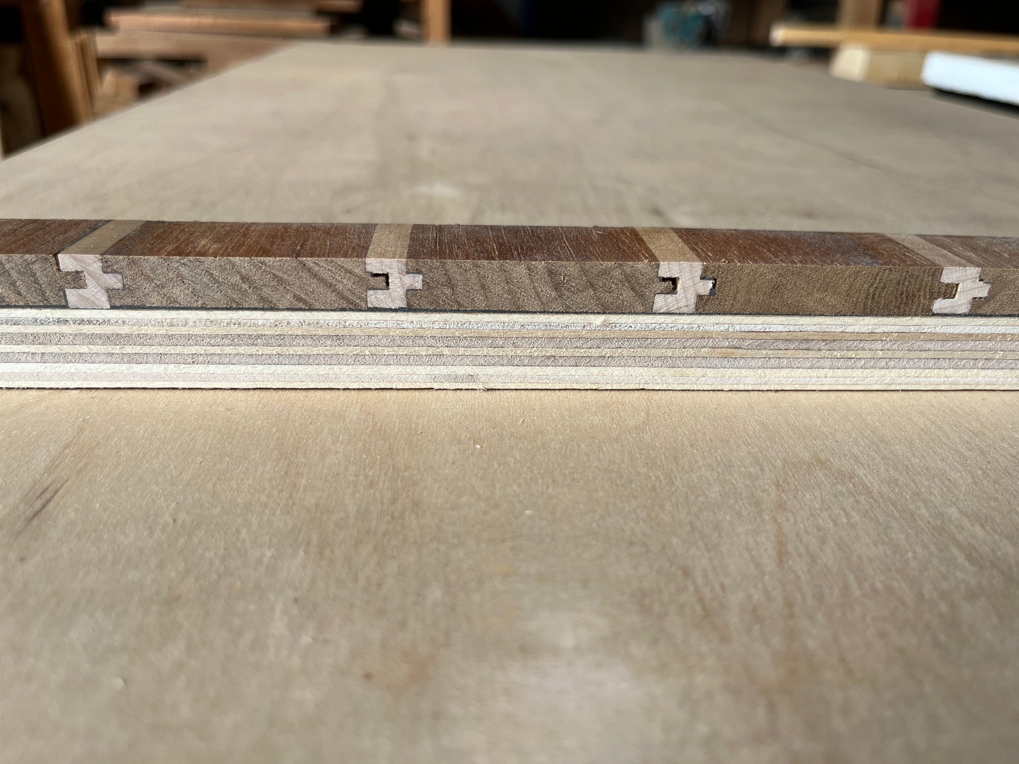 Teak & Maple Galley Table