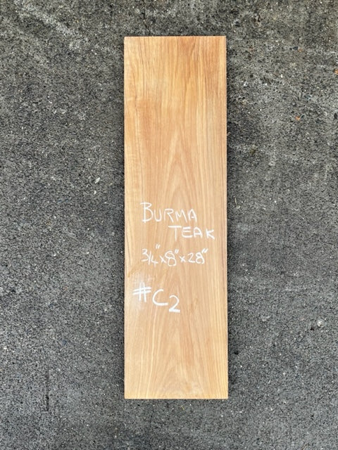 3/8 x 5-3/4 x 50" Burma Teak